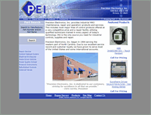 Tablet Screenshot of precisionelectronics.net